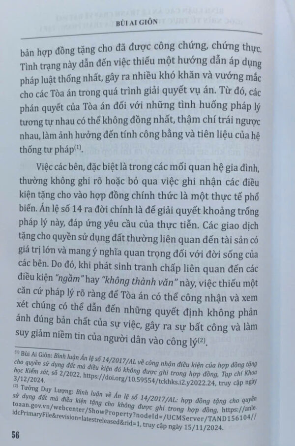 Bình luận các án lệ tranh chấp về đất đai - Góc nhìn từ thực tiễn xét xử của Thẩm phán (tập 1 và 2) - Ảnh 32