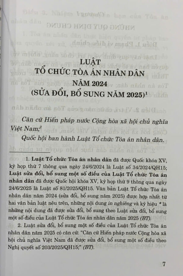 Luật tổ chức tòa án nhân dân năm 2024 (sửa đổi, bổ sung năm 2025) - Ảnh 4