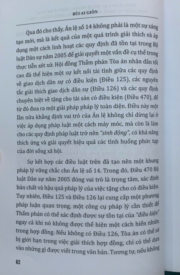 Bình luận các án lệ tranh chấp về đất đai - Góc nhìn từ thực tiễn xét xử của Thẩm phán (tập 1 và 2) - Ảnh 38