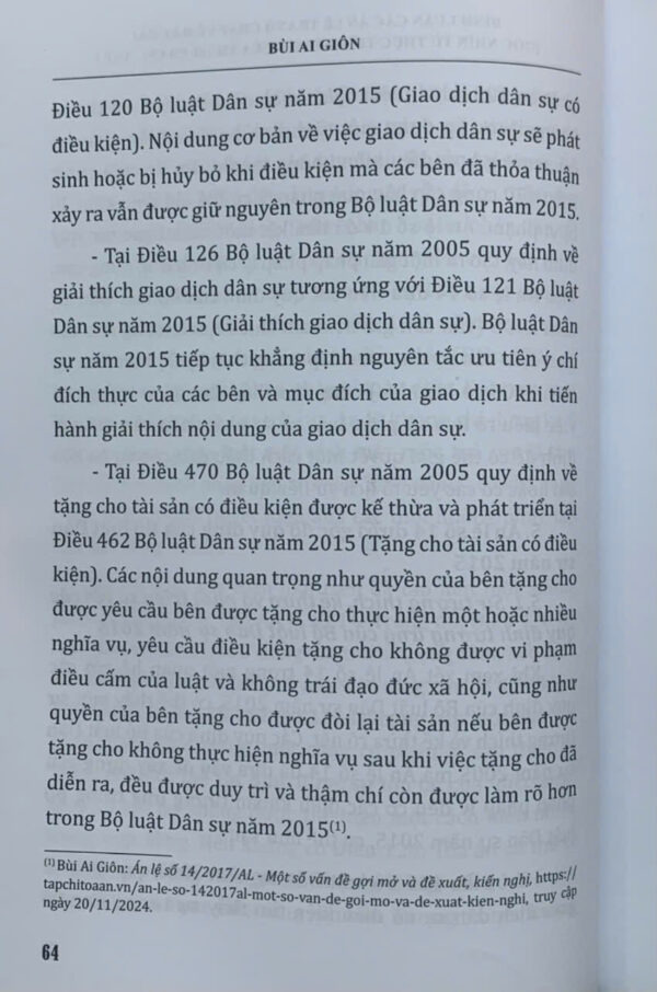 Bình luận các án lệ tranh chấp về đất đai - Góc nhìn từ thực tiễn xét xử của Thẩm phán (tập 1 và 2) - Ảnh 40