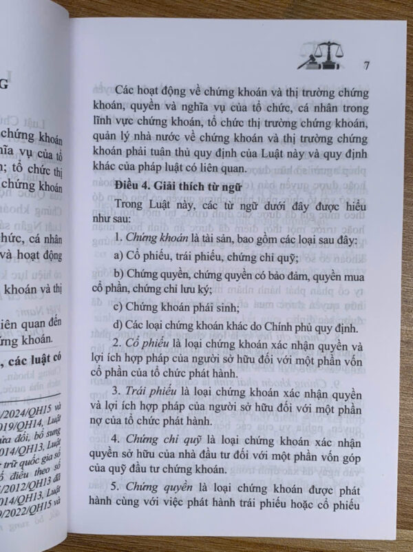 Luật Chứng khoán năm 2019 (sửa đổi, bổ sung năm 2024) - Ảnh 4