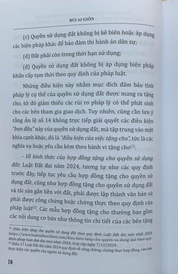 Bình luận các án lệ tranh chấp về đất đai - Góc nhìn từ thực tiễn xét xử của Thẩm phán (tập 1 và 2) - Ảnh 46