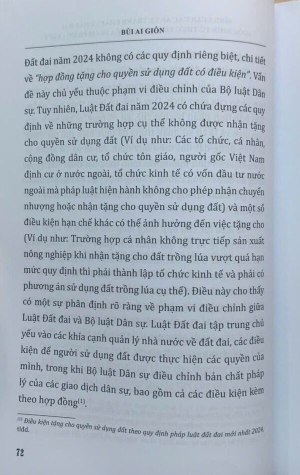 Bình luận các án lệ tranh chấp về đất đai - Góc nhìn từ thực tiễn xét xử của Thẩm phán (tập 1 và 2) - Ảnh 48