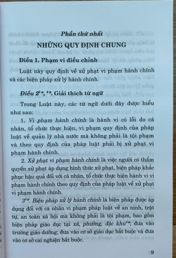 Luật Xử lý vi phạm hành chính năm 2012 (sửa đổi, bổ sung năm 2020, 2022, 2024, 2025) - Ảnh 6