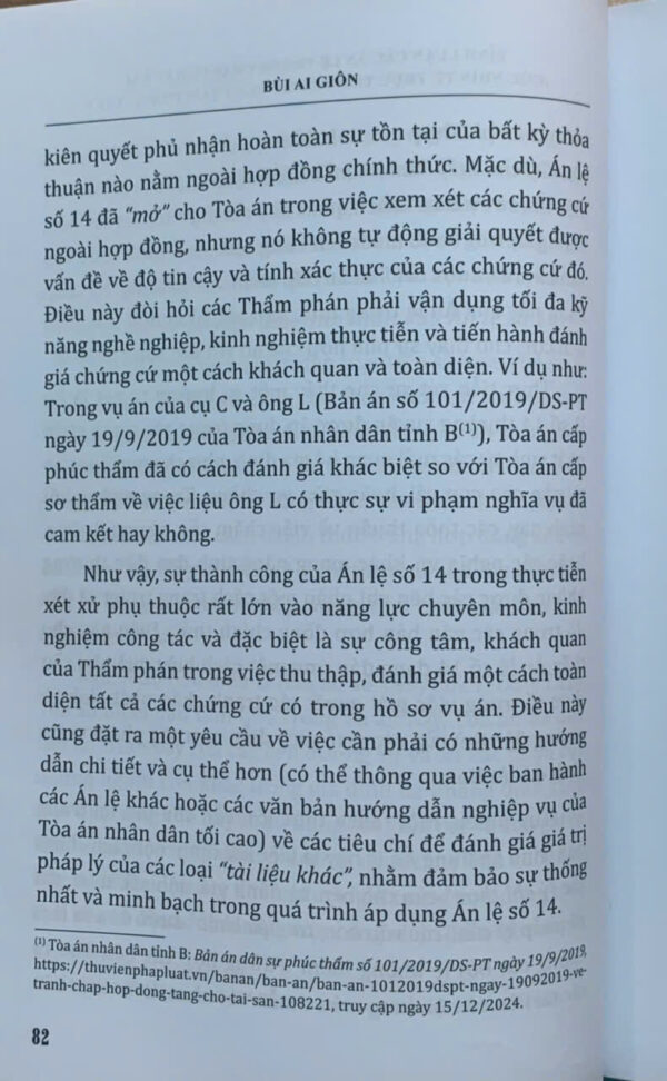 Bình luận các án lệ tranh chấp về đất đai - Góc nhìn từ thực tiễn xét xử của Thẩm phán (tập 1 và 2) - Ảnh 58