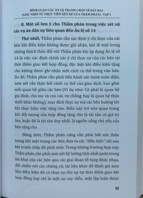 Bình luận các án lệ tranh chấp về đất đai - Góc nhìn từ thực tiễn xét xử của Thẩm phán (tập 1 và 2) - Ảnh 59