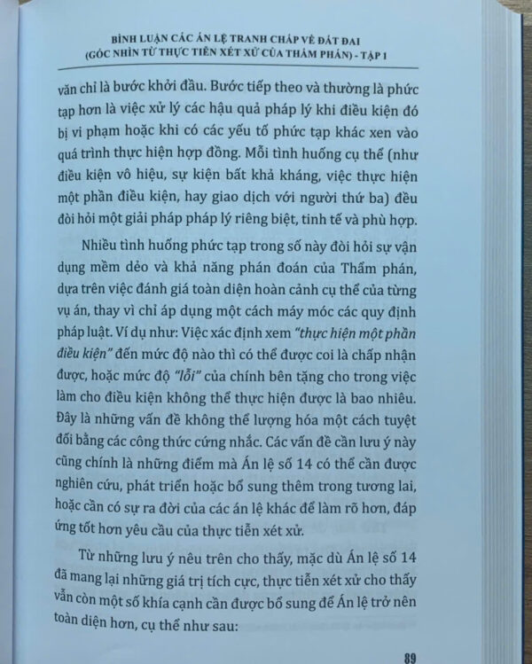 Bình luận các án lệ tranh chấp về đất đai - Góc nhìn từ thực tiễn xét xử của Thẩm phán (tập 1 và 2) - Ảnh 65