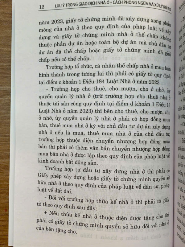 Lưu ý trong giao dịch nhà ở – Cách phòng ngừa và xử lý rủi ro - Ảnh 9