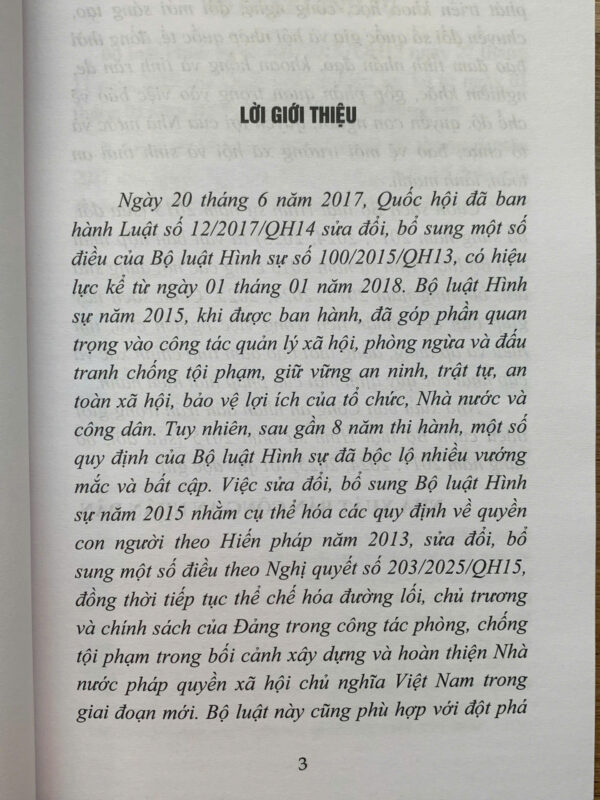 Bộ luật Hình sự năm 2015 (sửa đổi, bổ sung năm 2017, 2024, 2025) - Ảnh 2