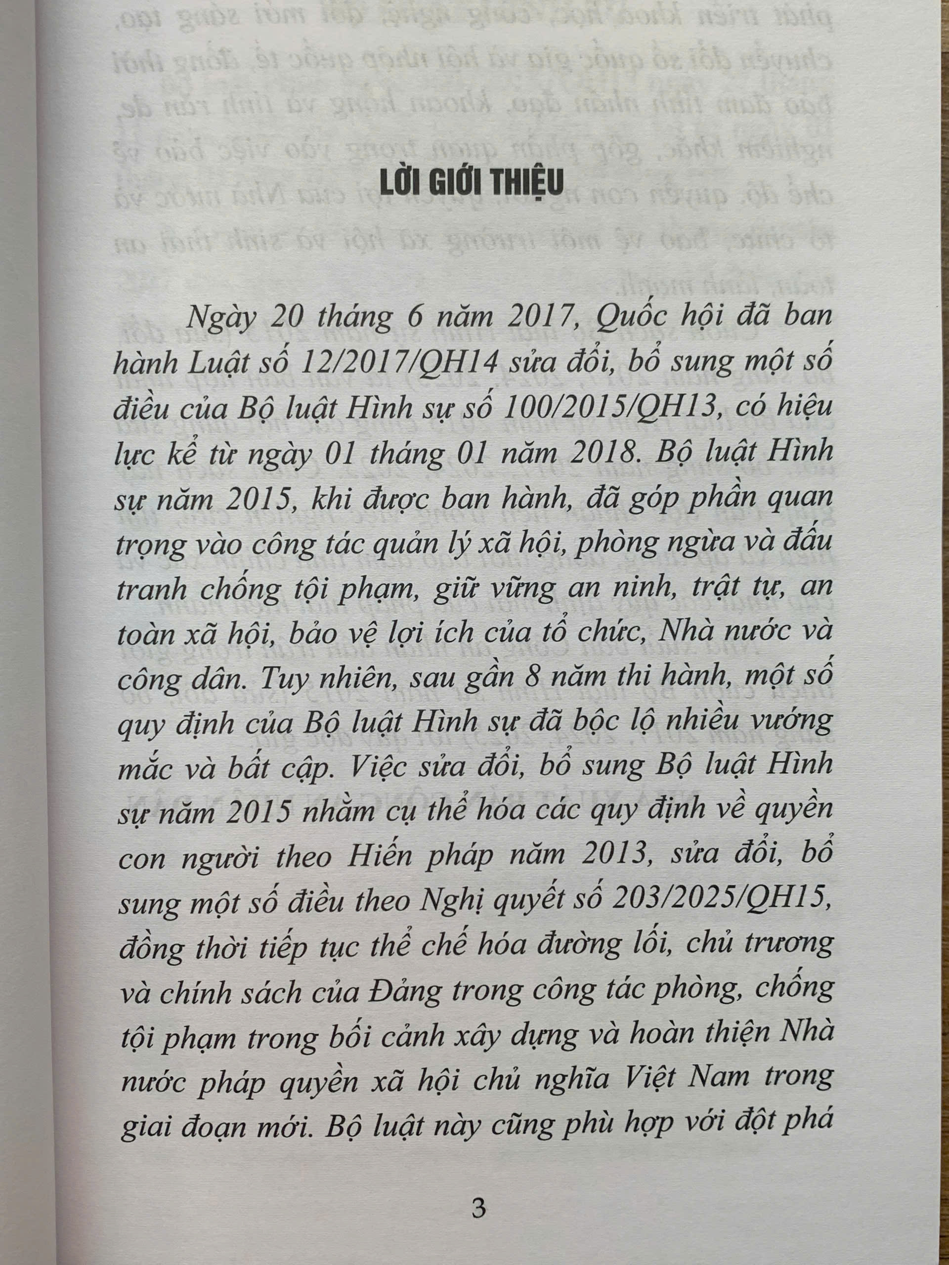 Bộ luật Hình sự năm 2015 (sửa đổi, bổ sung năm 2017, 2024, 2025) - Ảnh 2