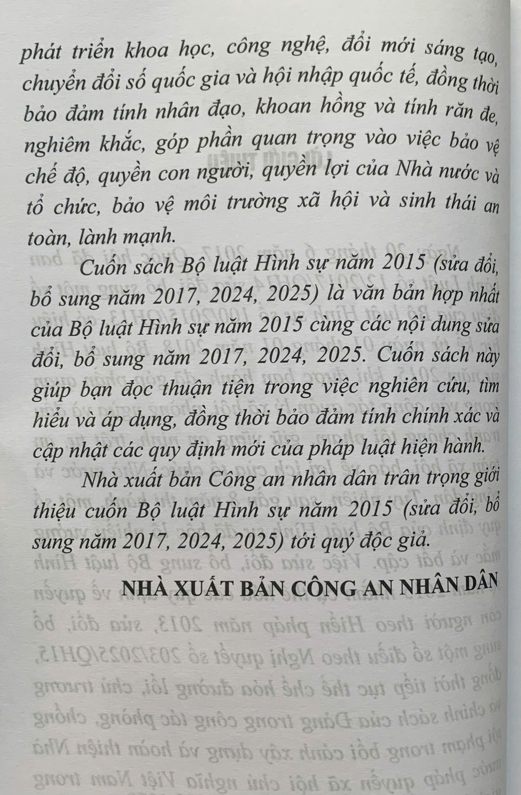 Bộ luật Hình sự năm 2015 (sửa đổi, bổ sung năm 2017, 2024, 2025) - Ảnh 3