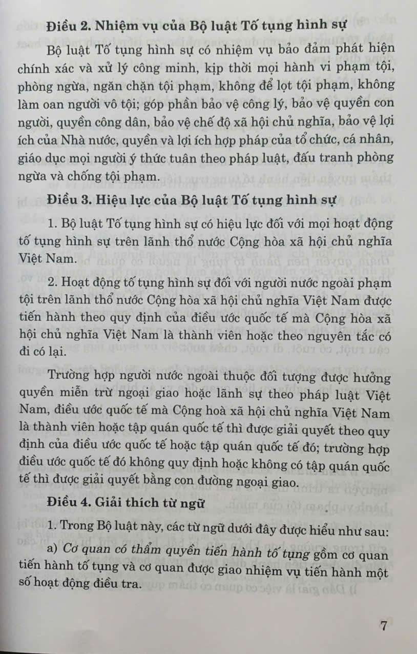 Bộ Luật Tố tụng Hình sự (Hiện hành) - Ảnh 5