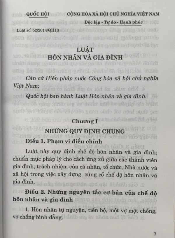 Luật Hôn nhân và Gia đình và các văn bản hướng dẫn thi hành (Tái bản lần thứ ba, có sửa đổi, bổ sung) - Ảnh 5
