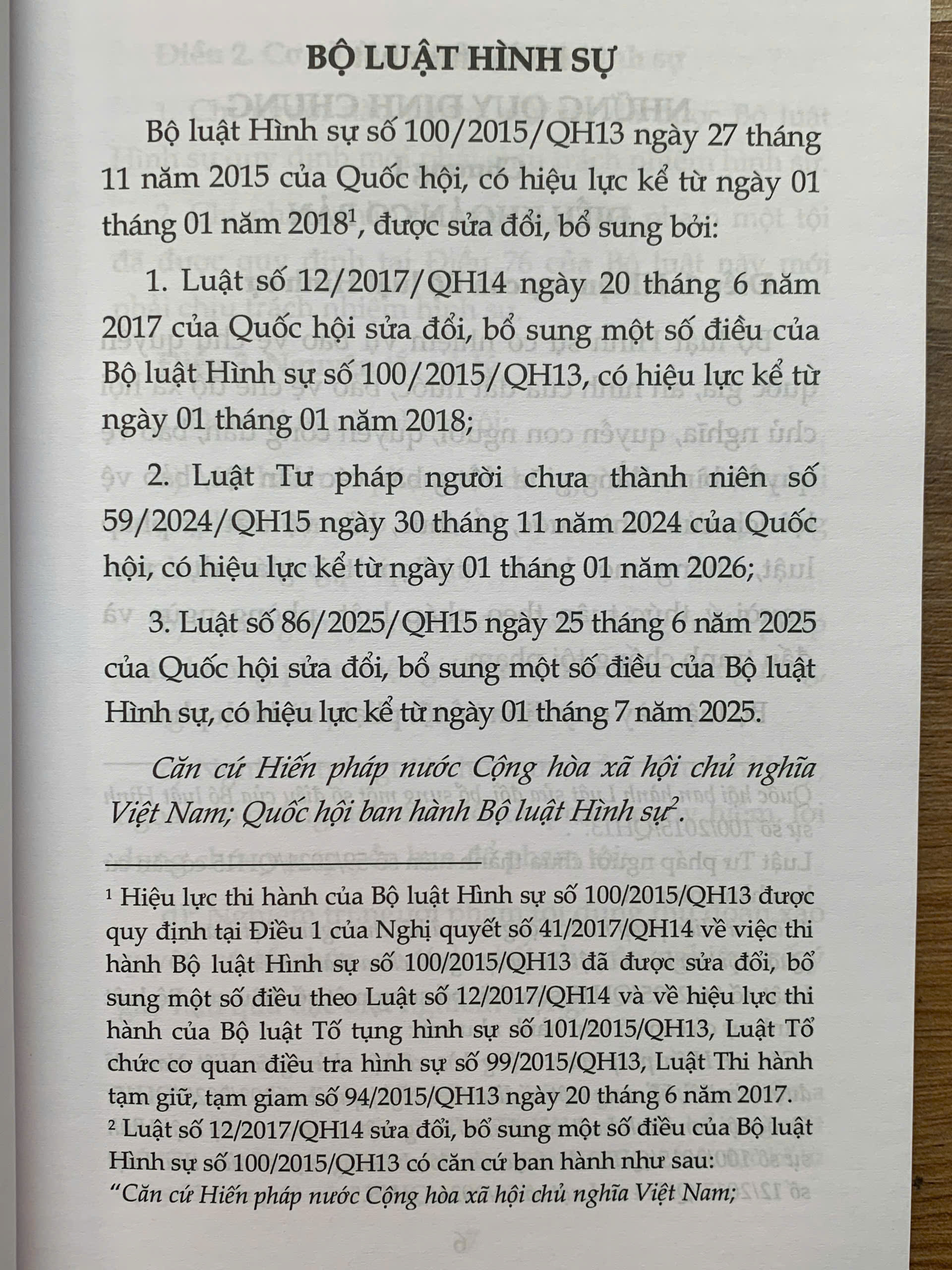 Bộ luật Hình sự năm 2015 (sửa đổi, bổ sung năm 2017, 2024, 2025) - Ảnh 4