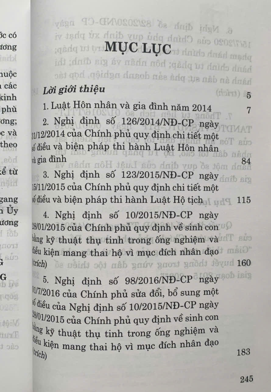 Luật Hôn nhân và Gia đình và các văn bản hướng dẫn thi hành (Tái bản lần thứ ba, có sửa đổi, bổ sung) - Ảnh 6