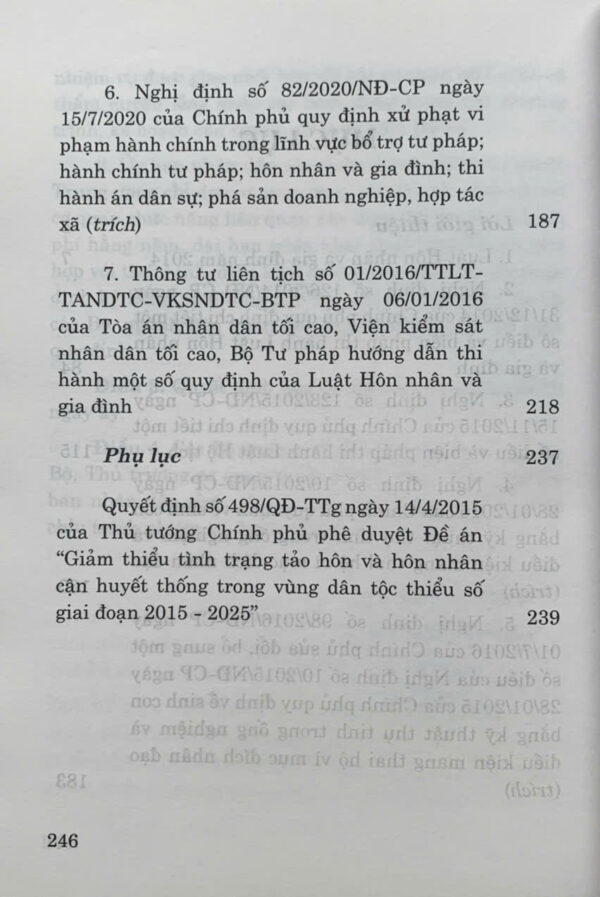 Luật Hôn nhân và Gia đình và các văn bản hướng dẫn thi hành (Tái bản lần thứ ba, có sửa đổi, bổ sung) - Ảnh 7
