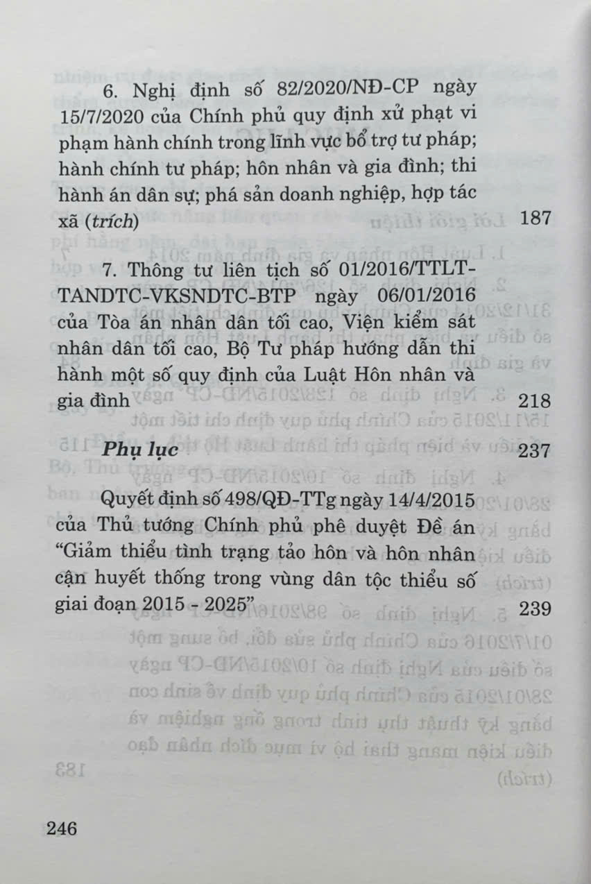 Luật Hôn nhân và Gia đình và các văn bản hướng dẫn thi hành (Tái bản lần thứ ba, có sửa đổi, bổ sung) - Ảnh 7