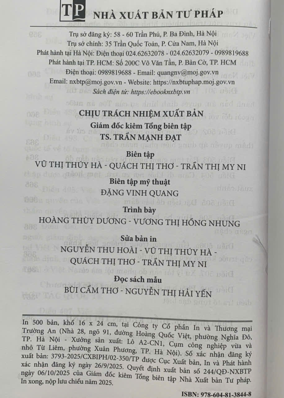 Bộ Luật Tố tụng Hình sự (Hiện hành) - Ảnh 8