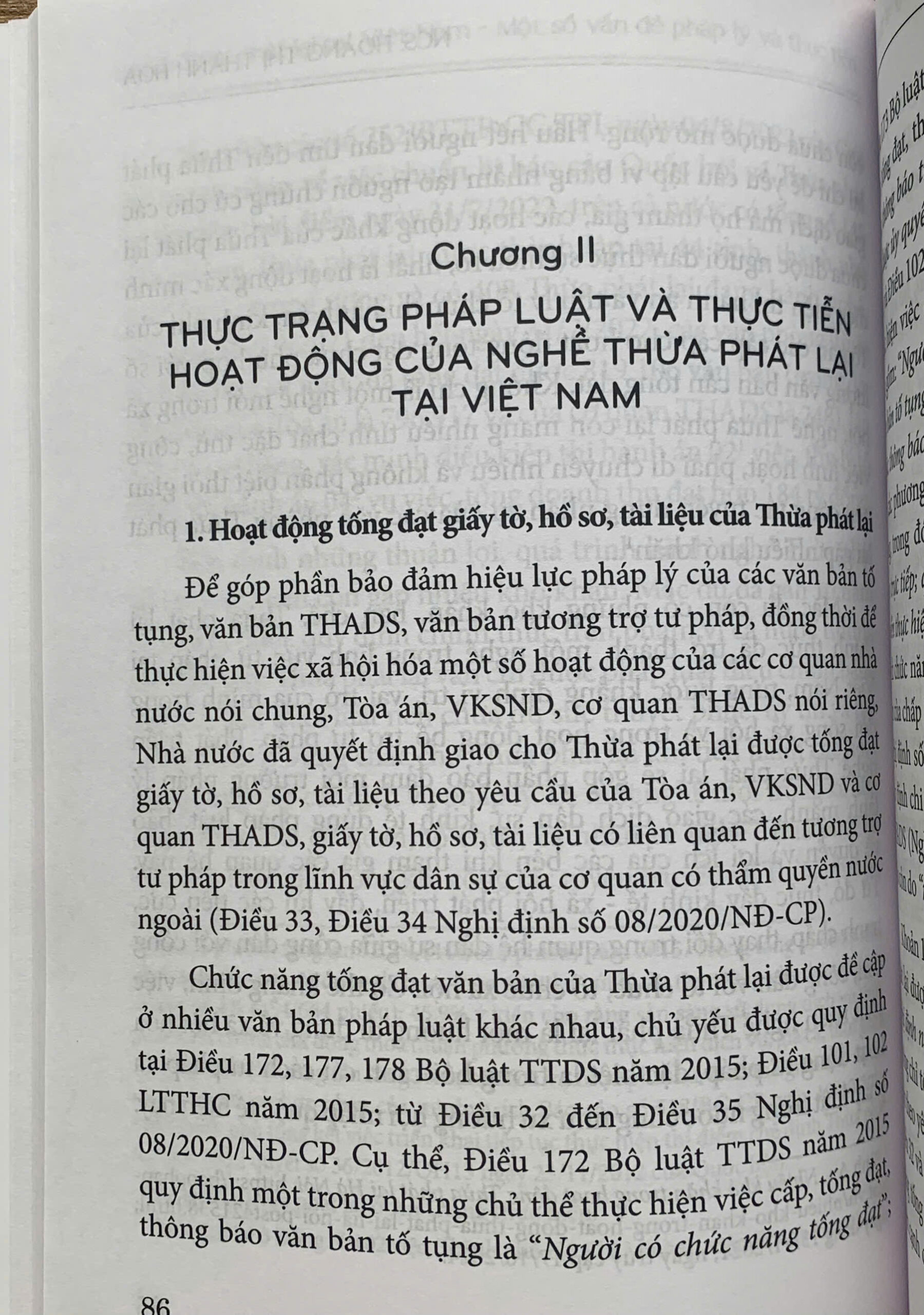 Nghề Thừa phát lại tại Việt Nam – Một số vấn đề pháp lý và thực tiễn (Tái bản lần thứ nhất) - Ảnh 8