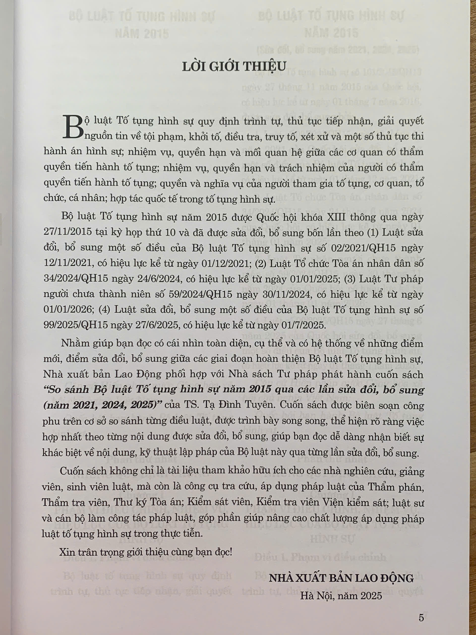 So sánh Bộ luật Tố tụng hình sự năm 2015 qua các lần sửa đổi, bổ sung (năm 2021, 2024, 2025) - Ảnh 3