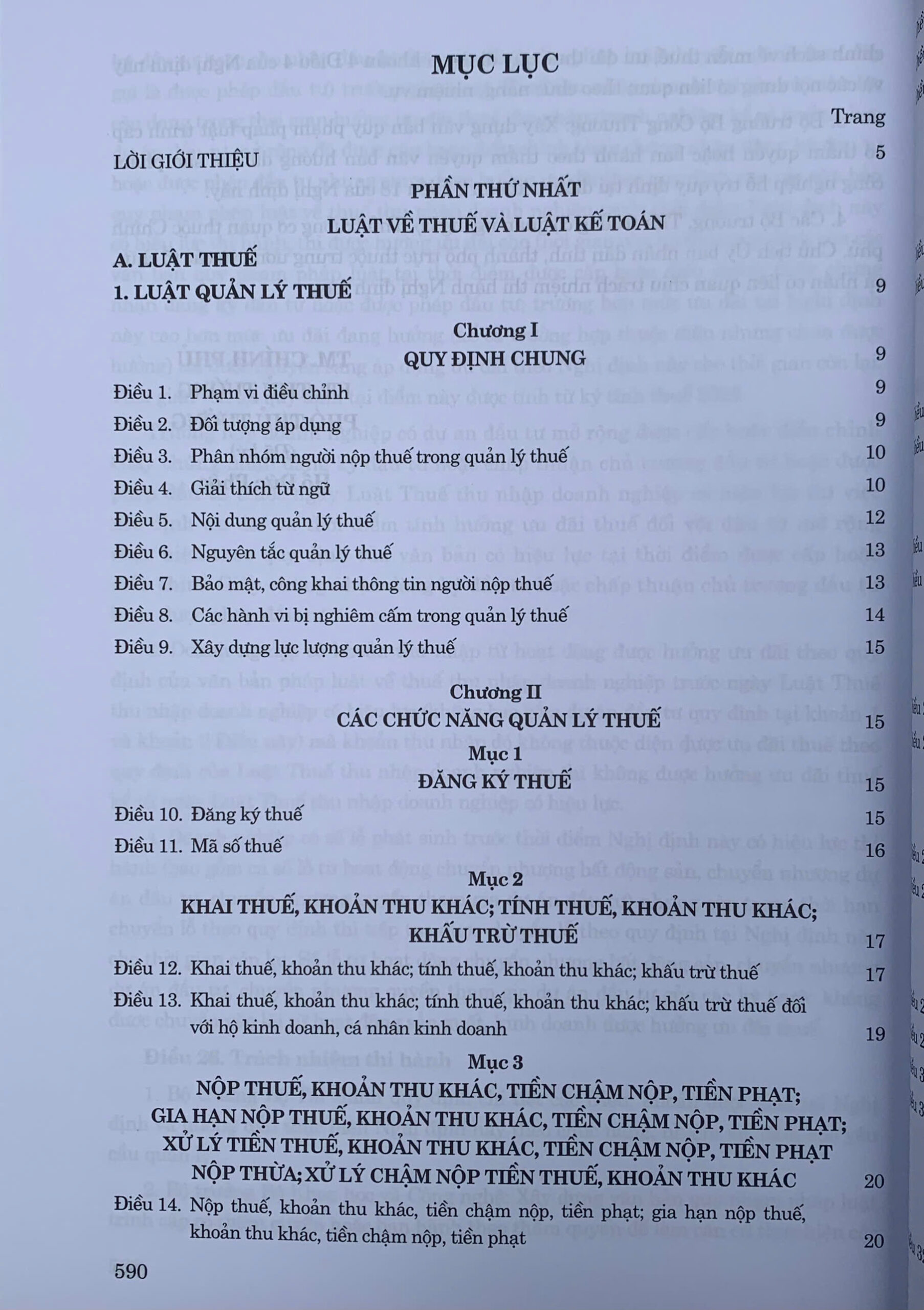 Hệ thống các văn bản pháp luật về thuế và kế toán (hiện hành) - Ảnh 3