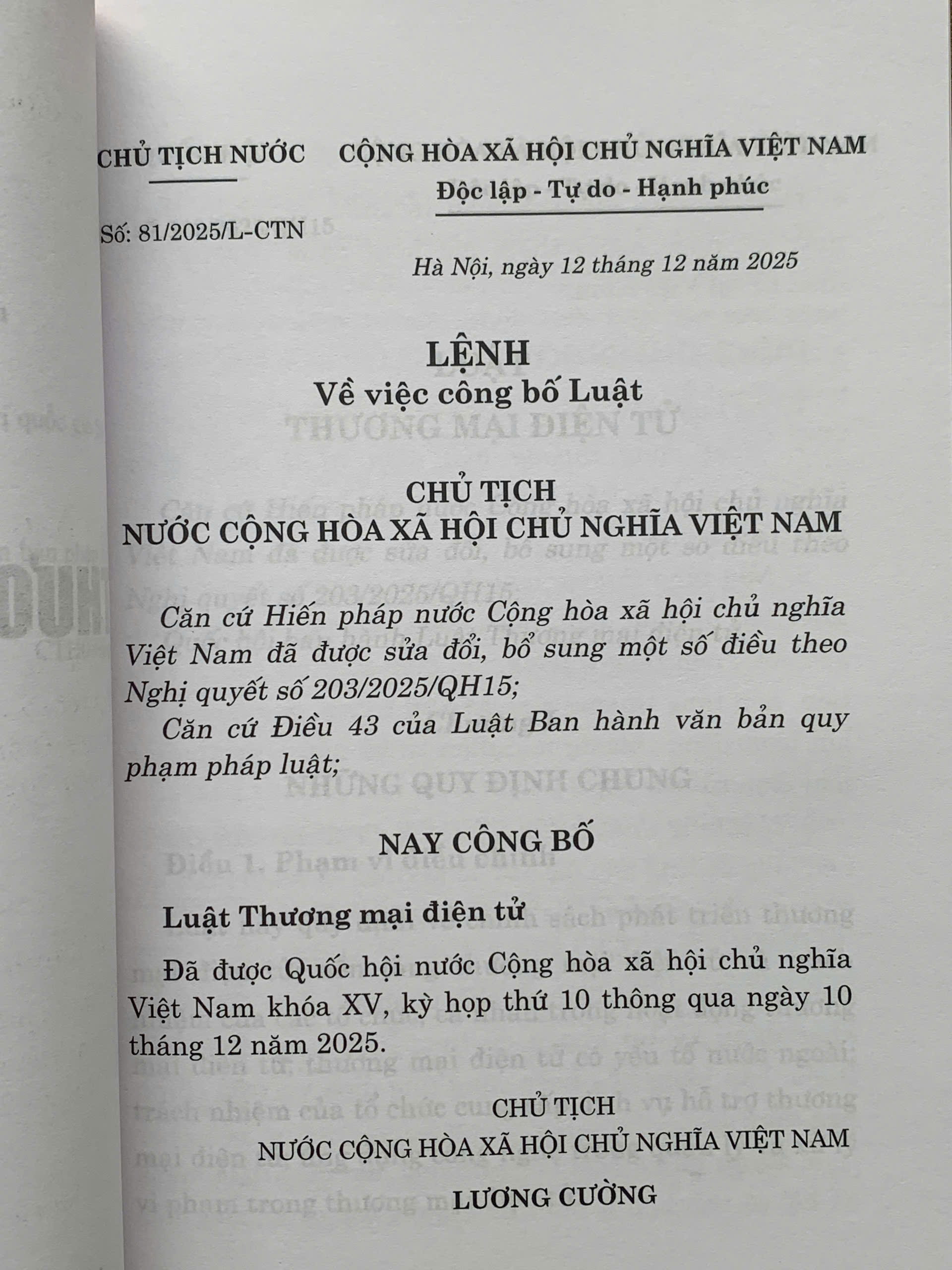 Luật Thương mại điện tử 2025 - Ảnh 2