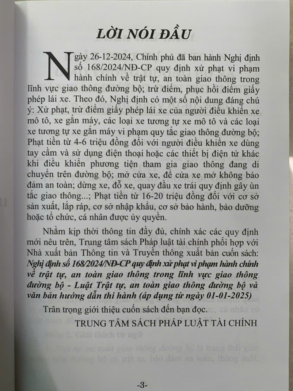 Nghị định số 168/2024/NĐ-CP quy định xử phạt vi phạm hành chính về trật tự, an toàn giao thông trong lĩnh vực giao thông đường bộ - Luật Trật tự, an toàn giao thông đường bộ và văn bản hướng dẫn thi hành - Ảnh 2