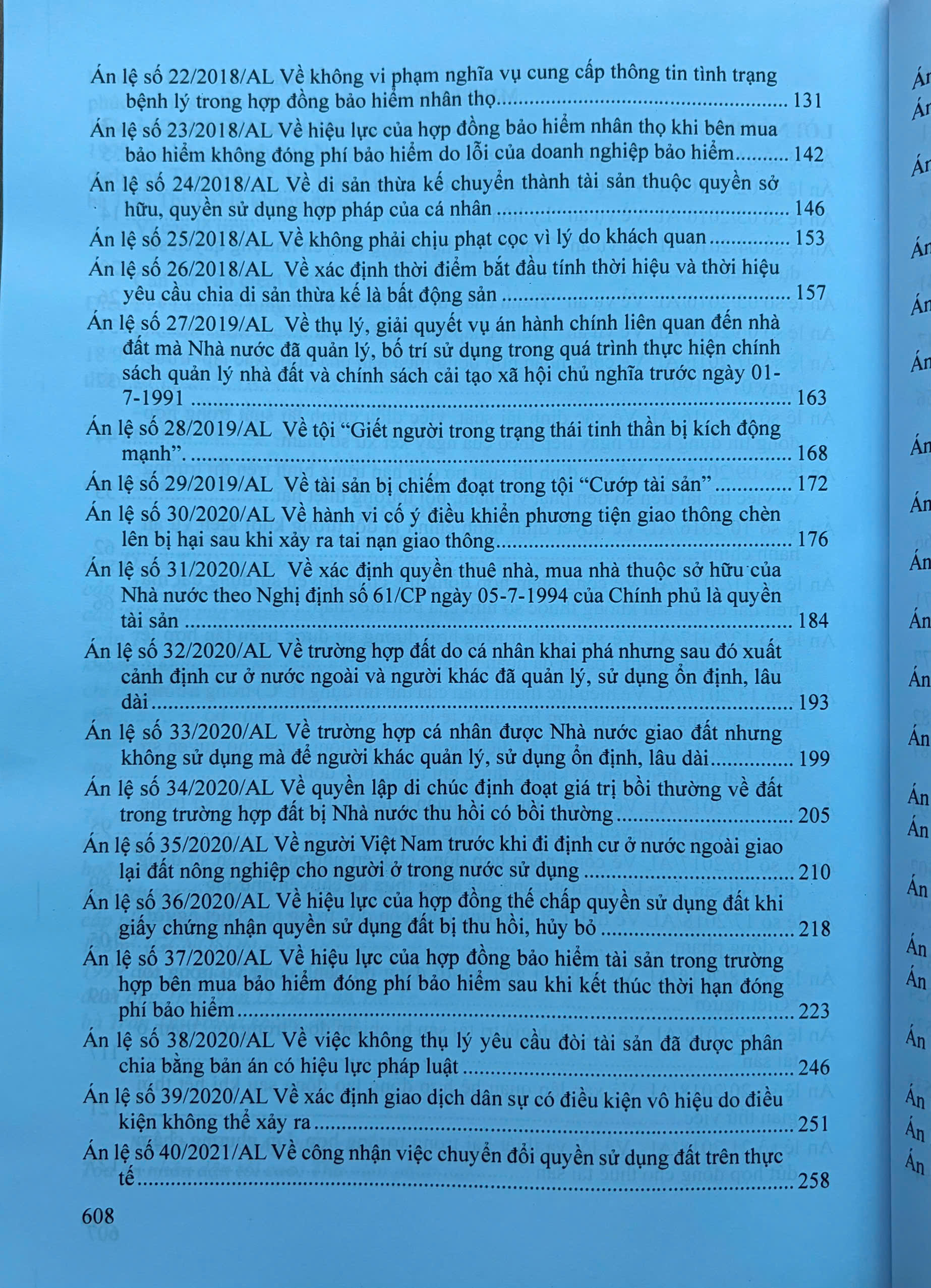 Hệ thống 90 án lệ Việt Nam hiện hành - Ảnh 3