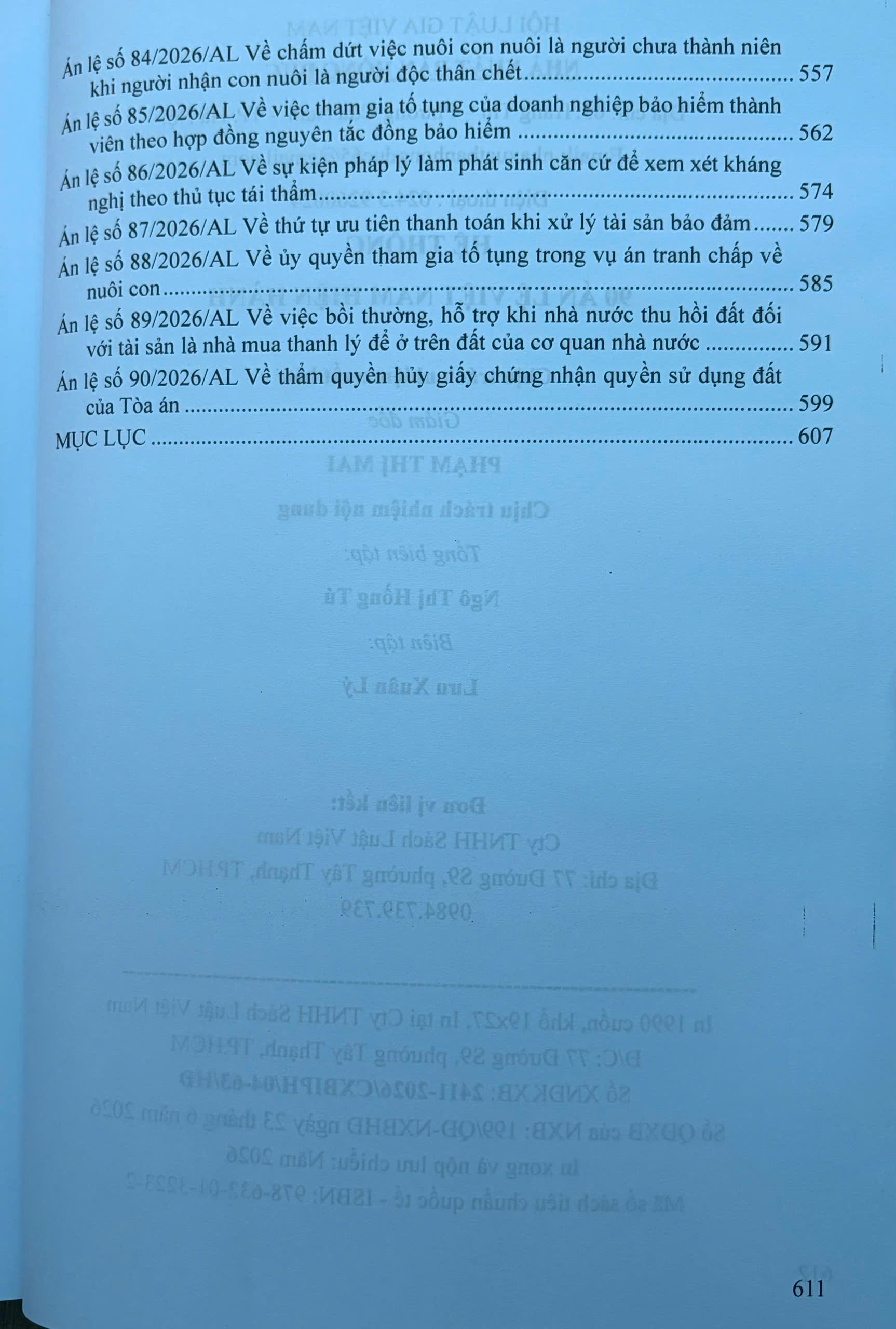 Hệ thống 90 án lệ Việt Nam hiện hành - Ảnh 5