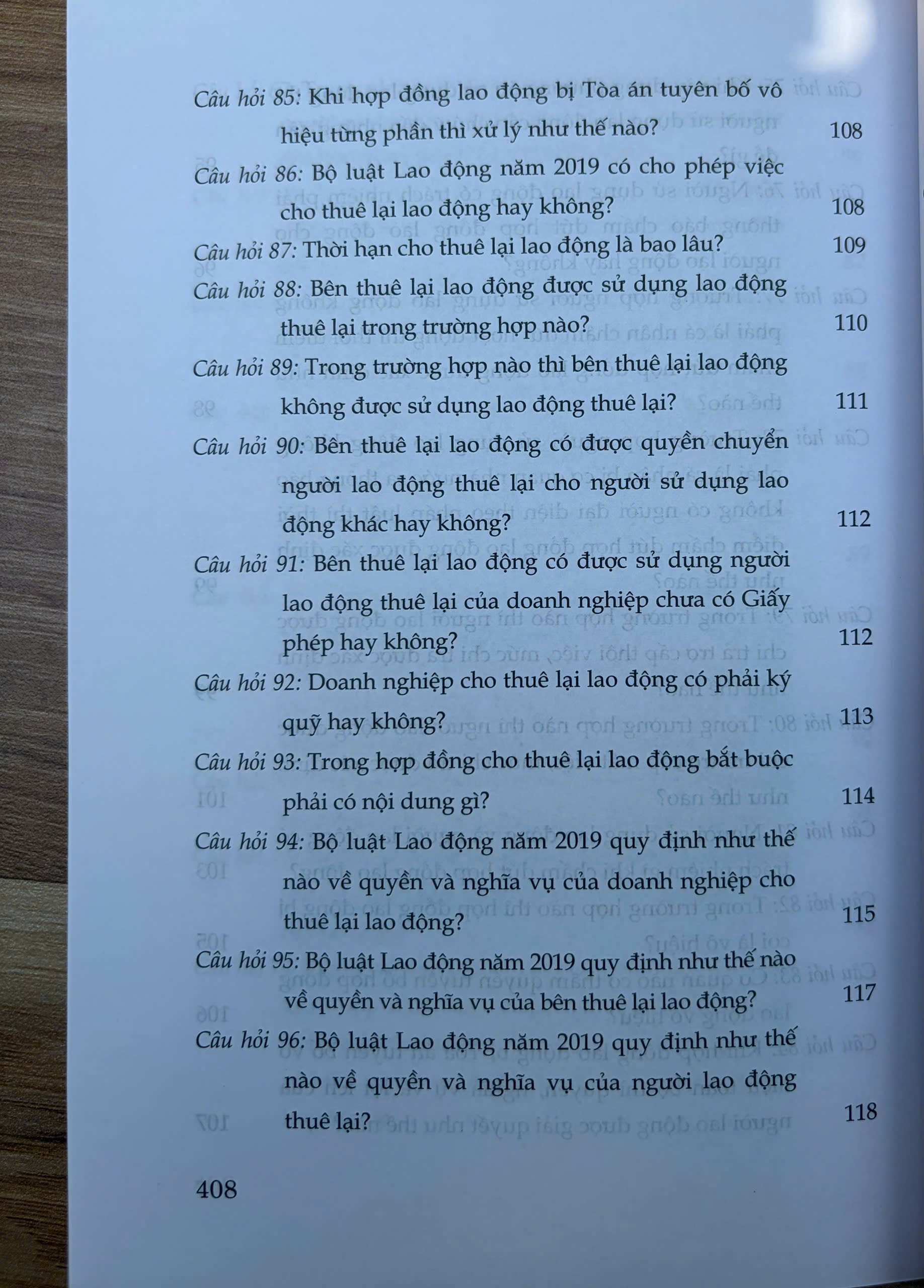 Sách- Hỏi - đáp Bộ luật Lao động (hiện hành- xuất bản lần thứ hai, có sửa chữa, bổ sung) - Ảnh 19