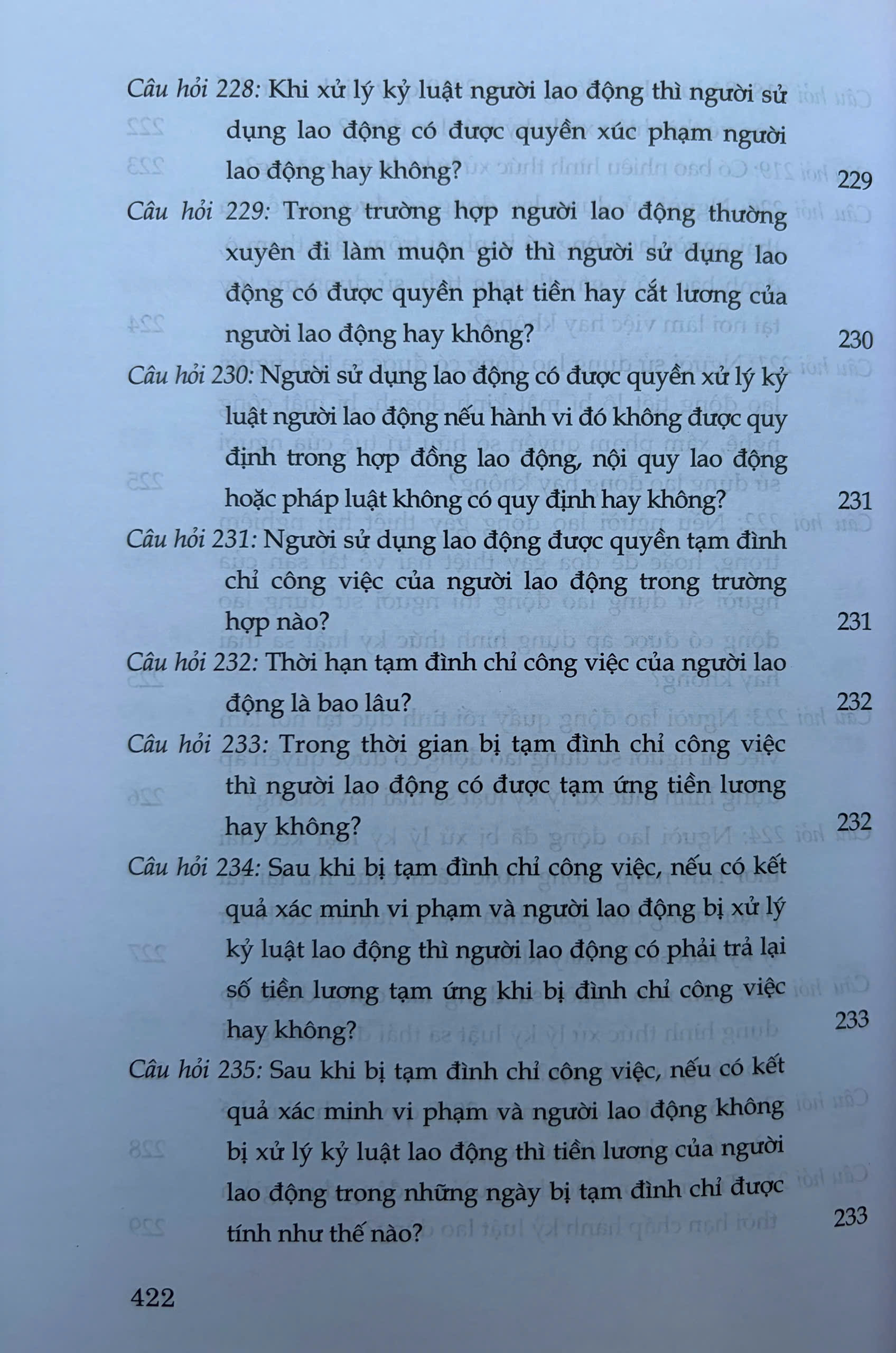 Sách- Hỏi - đáp Bộ luật Lao động (hiện hành- xuất bản lần thứ hai, có sửa chữa, bổ sung) - Ảnh 33