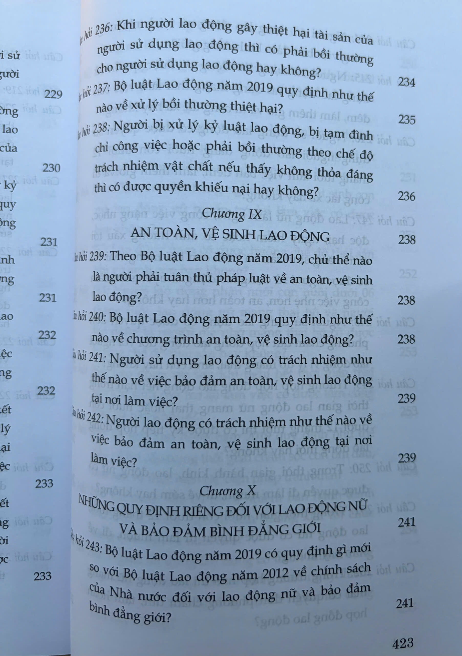 Sách- Hỏi - đáp Bộ luật Lao động (hiện hành- xuất bản lần thứ hai, có sửa chữa, bổ sung) - Ảnh 34