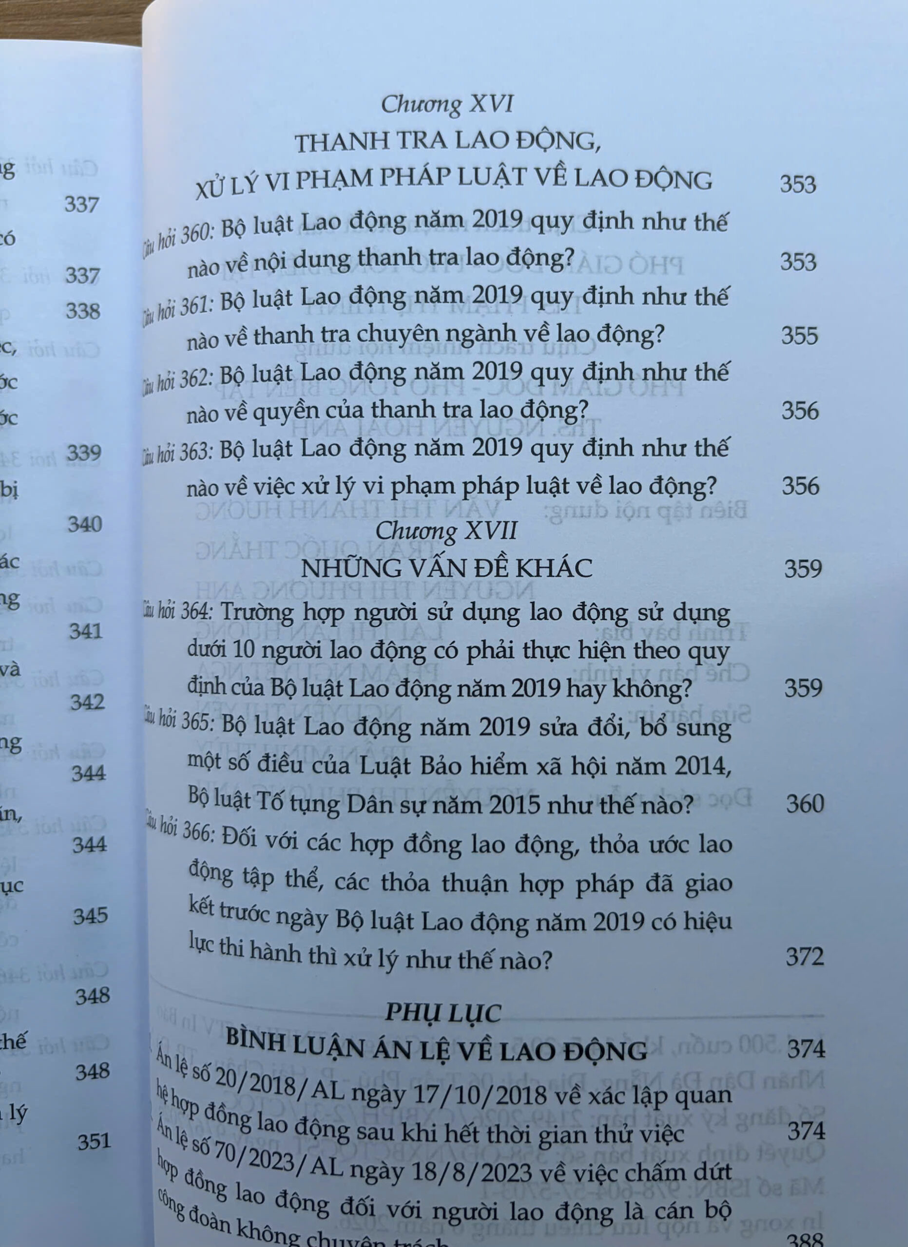 Sách- Hỏi - đáp Bộ luật Lao động (hiện hành- xuất bản lần thứ hai, có sửa chữa, bổ sung) - Ảnh 45
