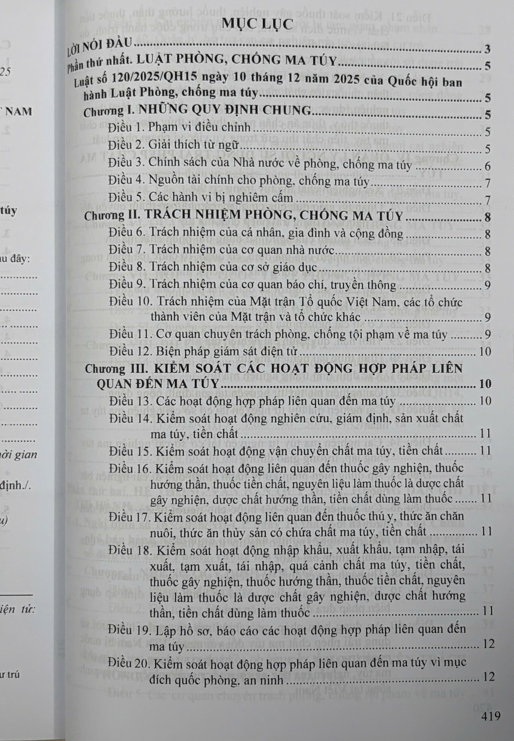 Luật phòng, chống ma tuý - Hệ thống các văn bản quy định, hướng dẫn chi tiết thi hành - Ảnh 3