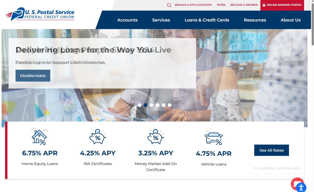 USPS Federal Credit Union – uspsfcu.org