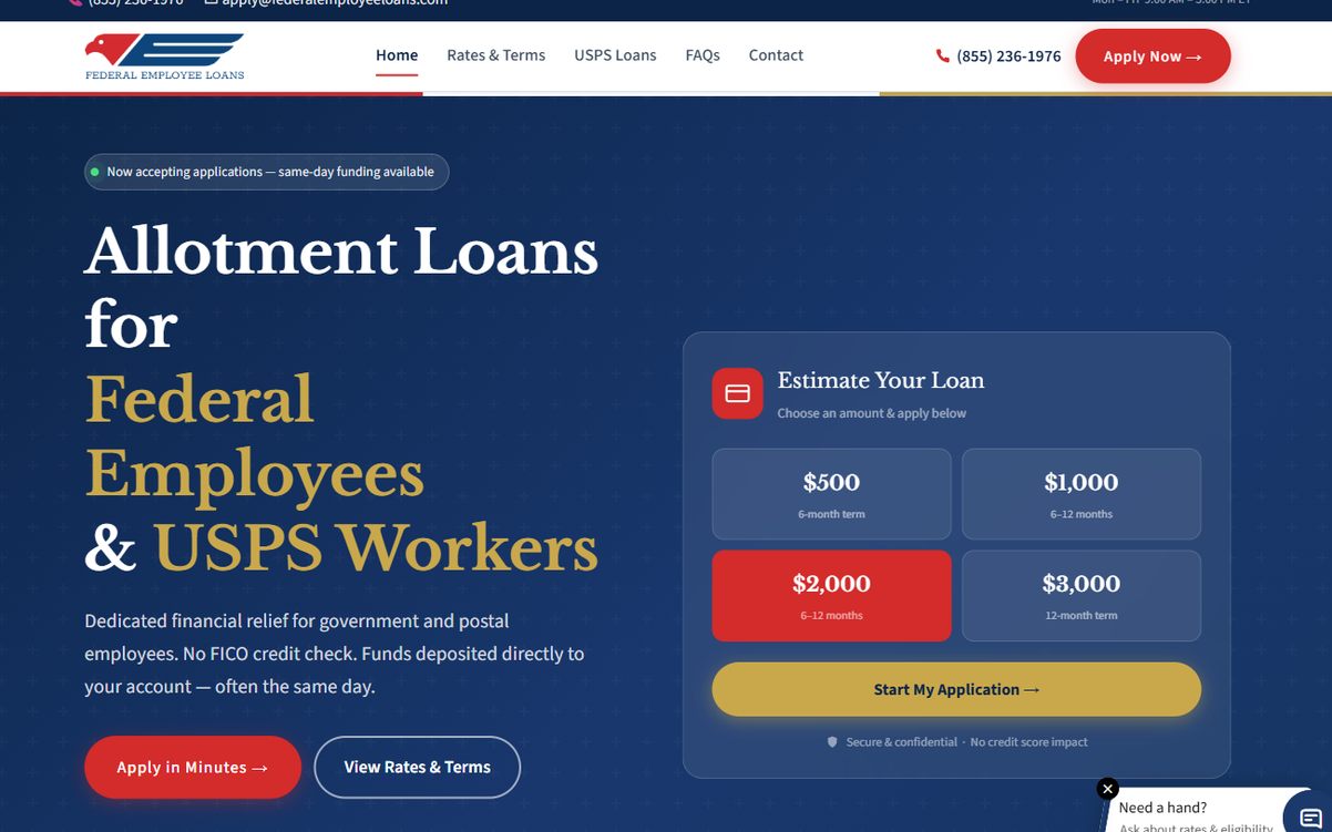 Federal Employee Loans – federalemployeeloans.com