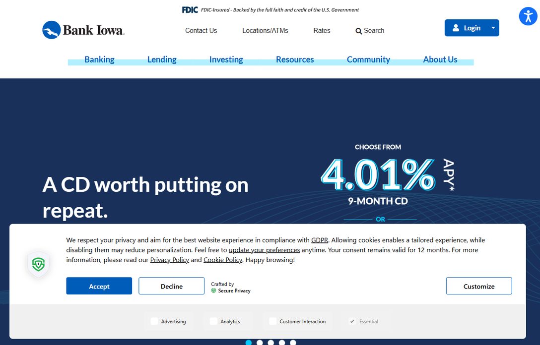 Bank Iowa – bankiowa.bank