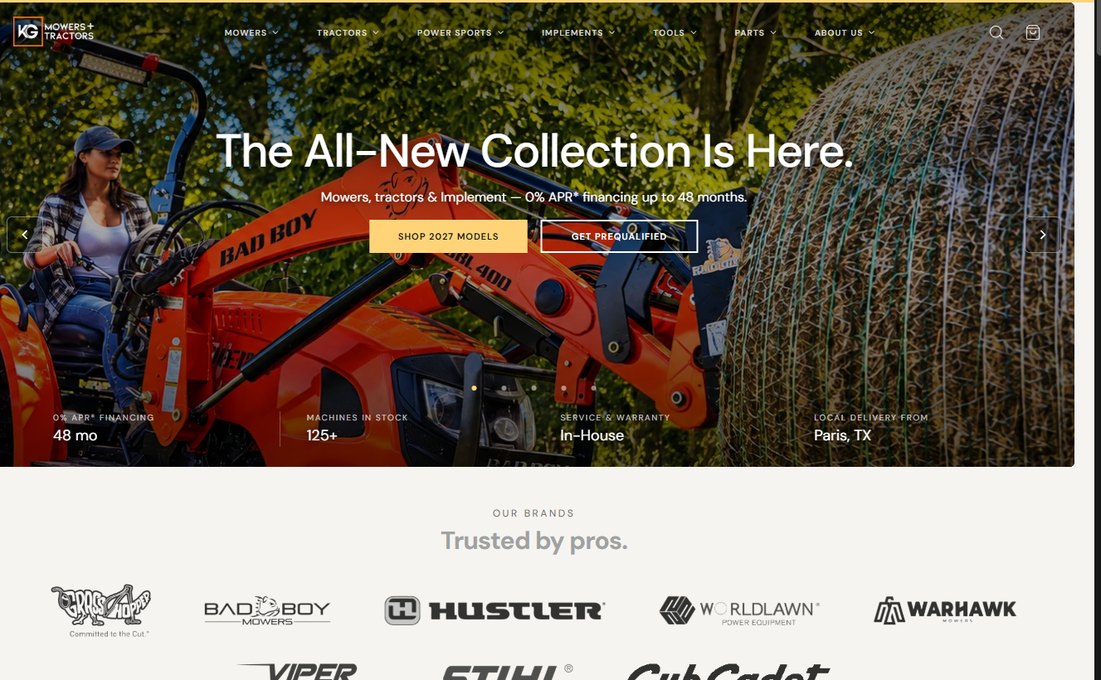K and G Mowers – kgmowers.com