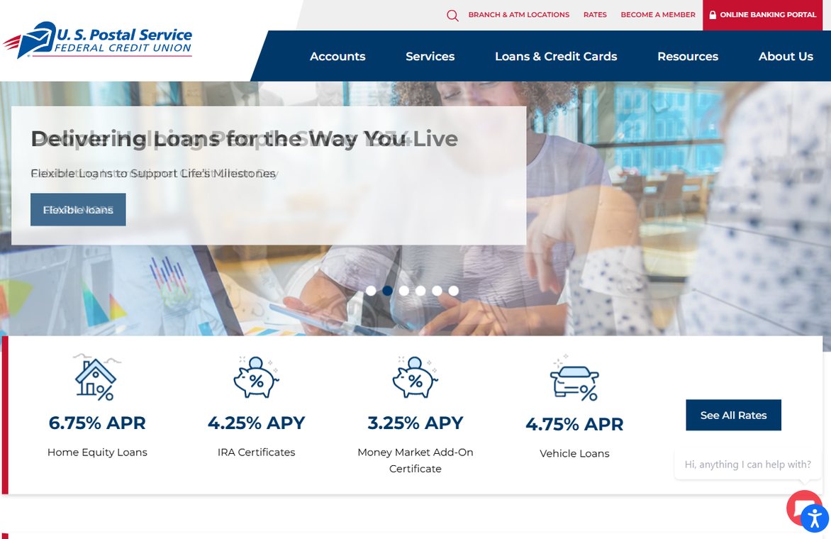 USPS Federal Credit Union – uspsfcu.org